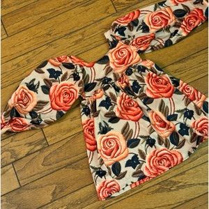 Cry Baby Clothing Roses Long Sleeve Dress